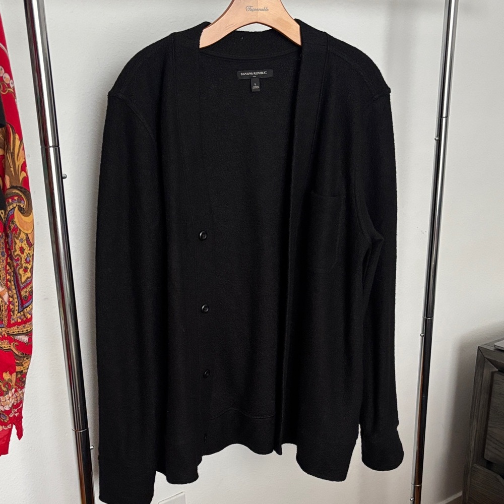 Banana Republic Charcoal Cardigan
